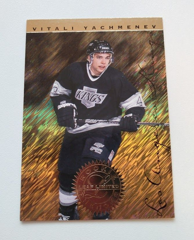 1995 Leaf Limited Rookie Phenoms Vitali Yachmenev #5 /5000