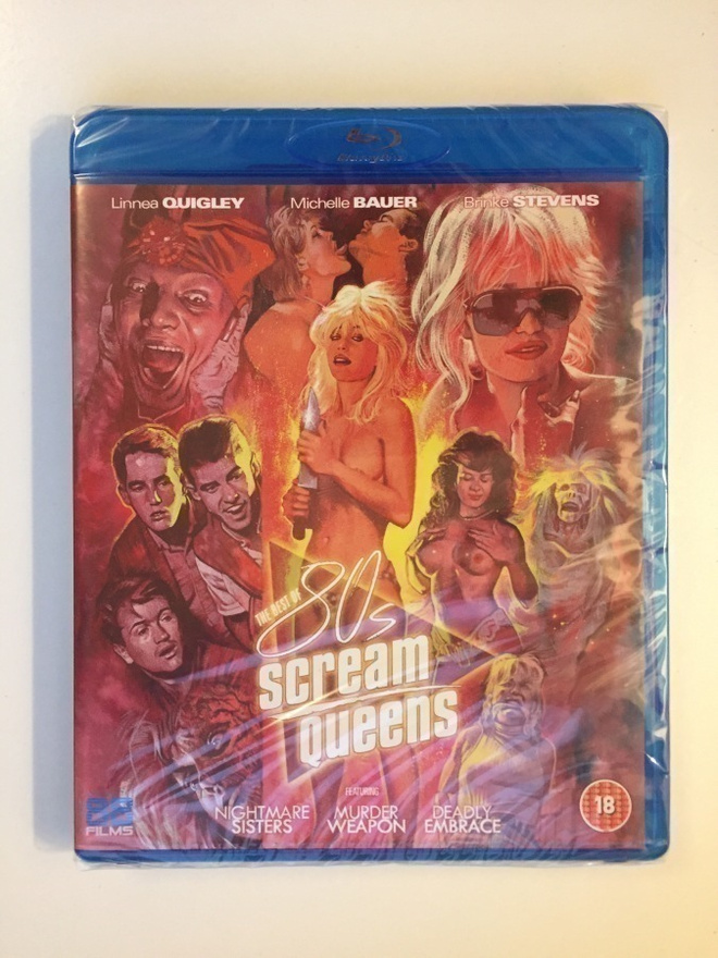 The Best of 80's Scream Queens (Blu-ray) 3 Elokuvaa (UUSI)