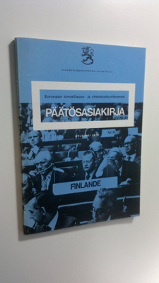Euroopan turvallisuus- ja yhteistyökonferenssi : päätösas...