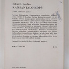 Erkki Louhio : Kansantalousoppi - pikkukuva 2