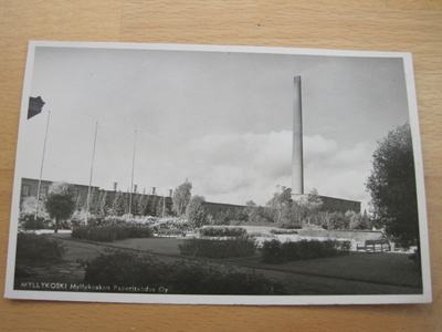 Postikortti Kouvola Myllykoski 1950-l Alkup. Mallikappale