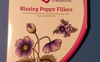 Heartfelt Creations leimat "BLAZING POPPY FILLERS HCPC-3678"