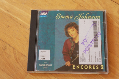 Emma Johnson Encores Vol.2 CD
