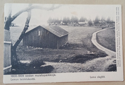 Lemu, taistelukenttä, 1808 - 1809 sodan muistop. k-k 1911
