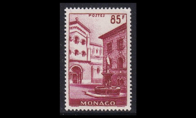 Monaco 620 ** Käyttösarja suihkulähde 85 Fr (1959)