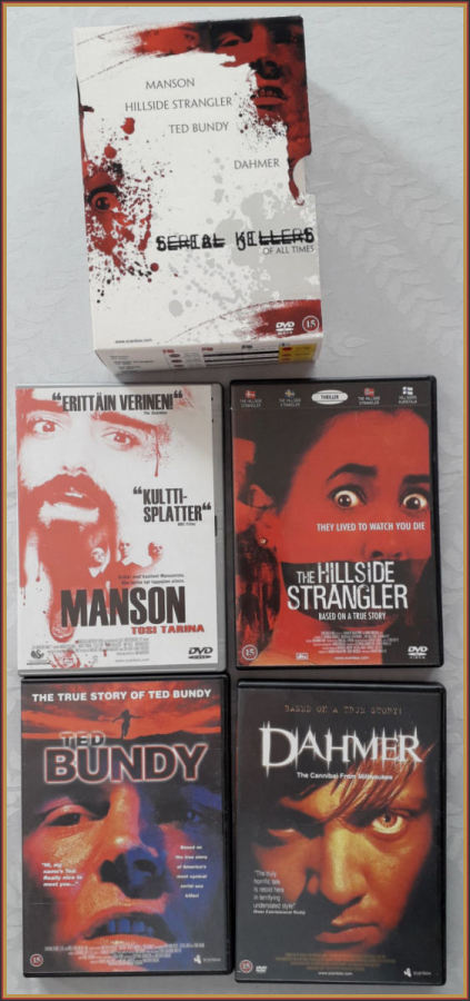 SERIAL KILLERS of all times - DVD Boxi