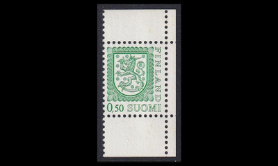 784IIAy-PORO ** Leijonamalli 0,50 mk PORO-paino AV 9 (1976)