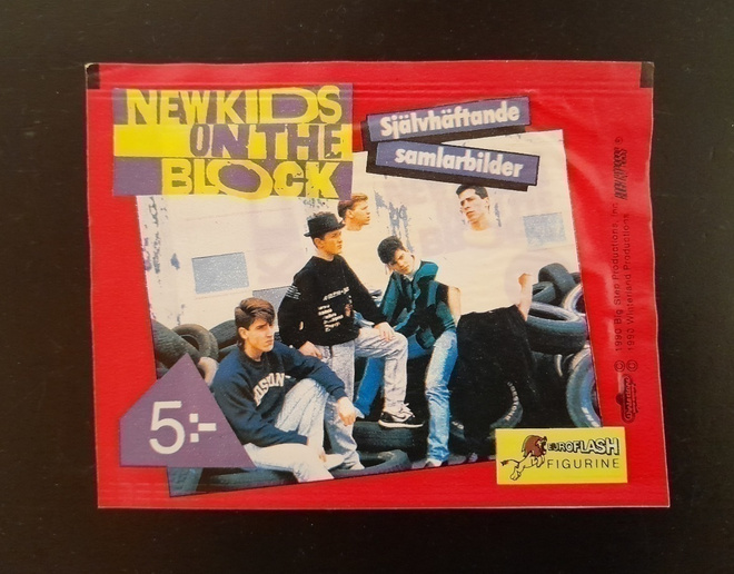 New Kids On The Block - keräilytarroja, avaamaton paketti