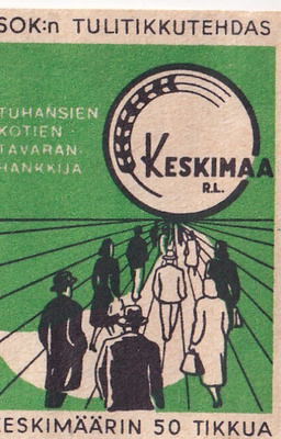 Keskimaa RL. SOK:n tulitikkutehdas . s55