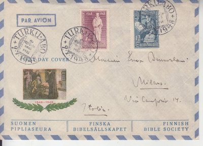 FDC 1948 Mikael Acricola