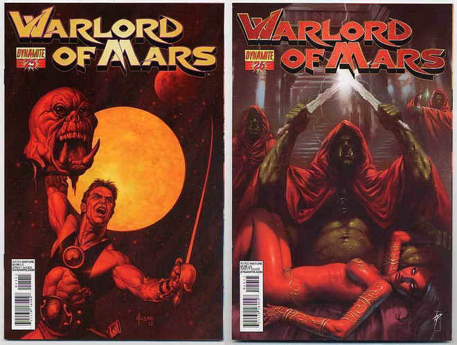 Warlord of Mars #25-26 (Dynamite, 2013)