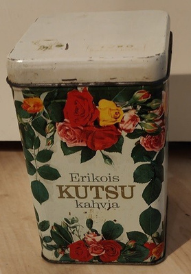 Kahvipurkki erikoiskutsu kahvia