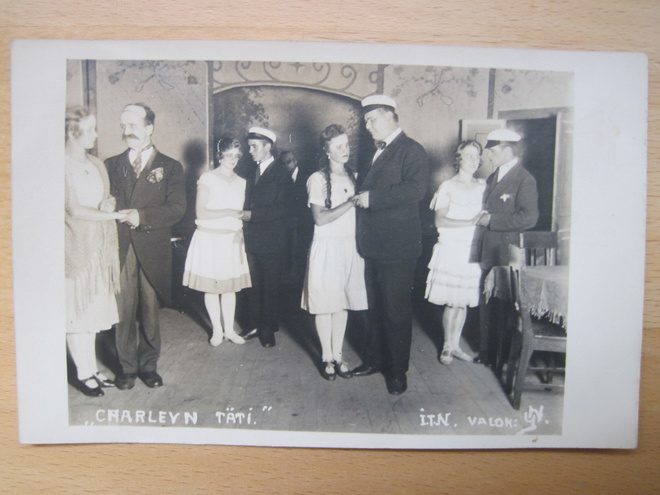 VANHA Postikortti Iisalmi? Imatra? Teatteri 1920-luku
