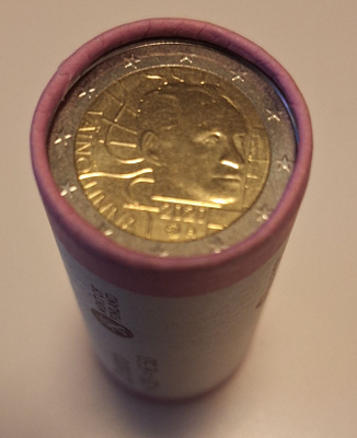 2€ juhlaraha tuubi. Väinö Linna. 2€x25.