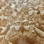 VANHA  CCCP Valokuva Tykistö Sotilaat Kivat Merkit 1920-30-l - pikkukuva 3