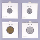 Itä-Saksa DDR 1+1+20+50 Pfennig v.1953-1969 4 kpl - pikkukuva 2