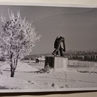 Rovaniemi, Jätkä-patsas ja ympäristöä, talvikuva, ei p. - pikkukuva 1