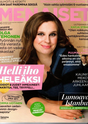 Me Naiset n:o 46 2012 Olga Temonen. Sari POuumalainen. Säkyl