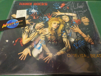 HANOI ROCKS - ORIENTAL BEAT LP VIIDELLÄ NIMMARILLA (w)
