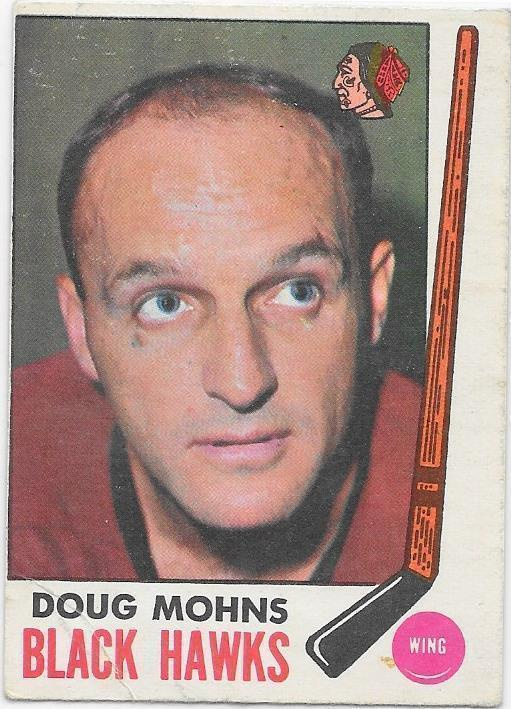 1969-70 OPC #72 Doug Mohns Chicago Blackhawks