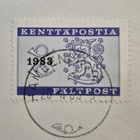 Kenttäposti 1983 Kirjekuori! Osta heti 35 euroa - pikkukuva 2