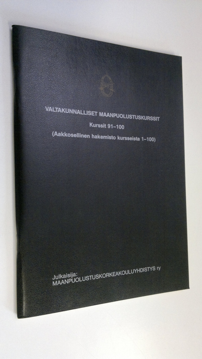 Valtakunnalliset maanpuolustuskurssit, Kurssit 91-100, aa...
