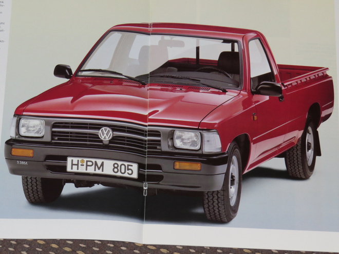 1995 VW Taro Pickup esite - 20 sivua - KUIN UUSI