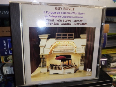 CD GUY BOVET : A l'orgue de cinema (Wurlitzer) SIGNED