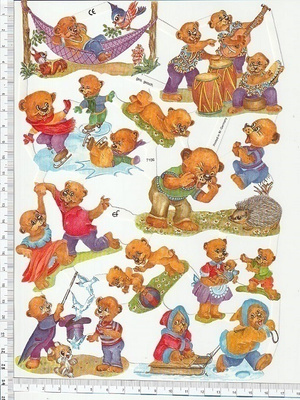 ~ EF 7196, hauska nalle-arkki ~