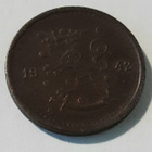50 pennin 1942 kuparikolikko - pikkukuva 2