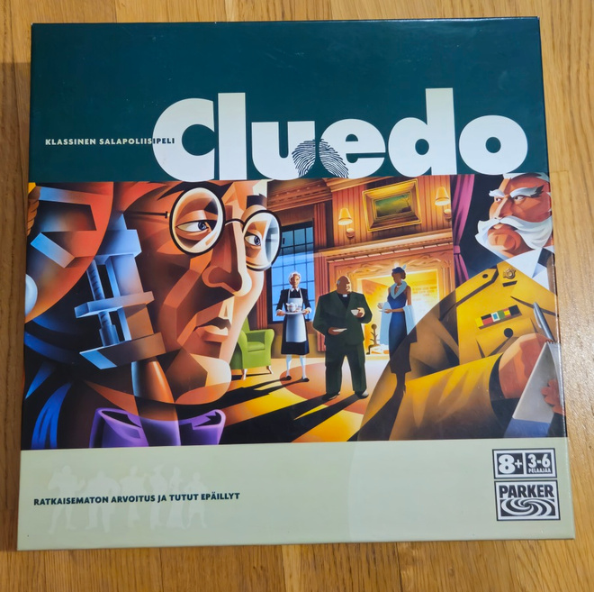 Cluedo lautapeli ( Hasbro Parker 2006 ) salapoliisipeli