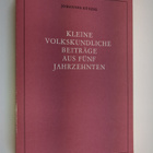Johannes Kunzig : Kleine volkskundliche Beiträge aus funf... - pikkukuva 1