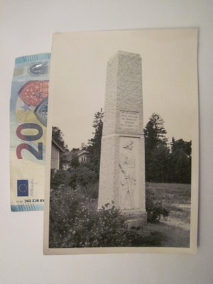 Postikortin Alkup. Valokuva Mikä Paikkakunta? 1950-l