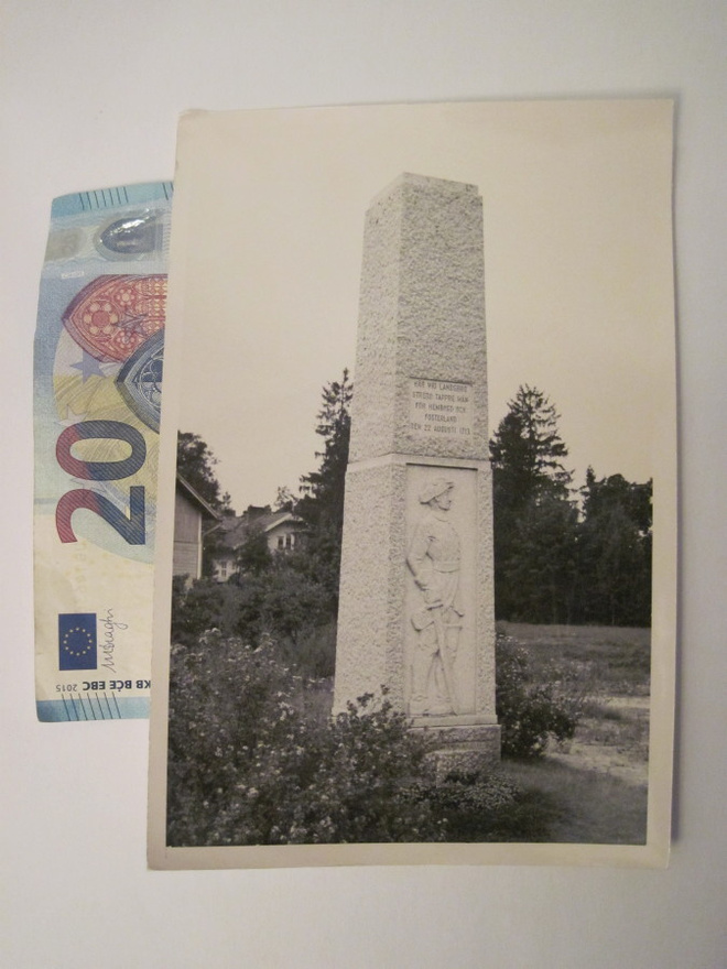 Postikortin Alkup. Valokuva Mikä Paikkakunta? 1950-l