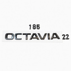 Skoda Tekstimerkki "OCTAVIA" ; Kiiltävä musta 18 - pikkukuva 2