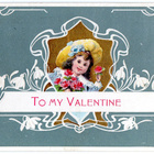 Vanha postikortti-To My Valentine, koho - pikkukuva 1