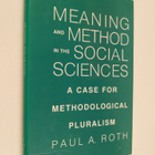 Paul A. Roth : Meaning and method in the social sciences ... - pikkukuva 1