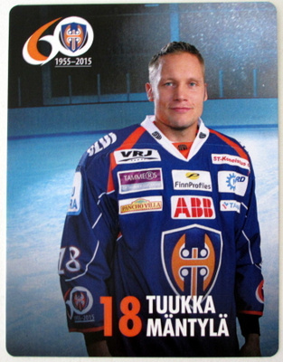 Tuukka Mäntylä Tappara teamset kortti