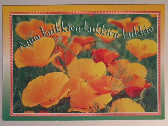 KULKEMATON ANNA KAIKKIEN KUKKIEN KUKKIA