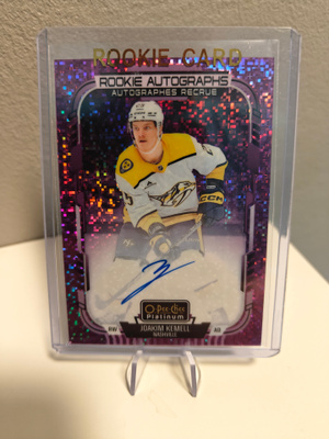 2025-26 OPC Violet pixels autograph /99 Joakim Kemell
