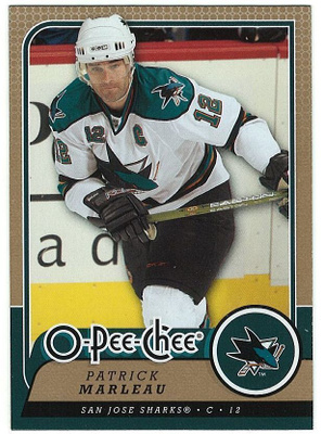 08-09 O-Pee-Chee #187 Patrick Marleau