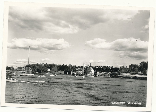 TAMPERE, MUSTALAHTI / vanha kortti