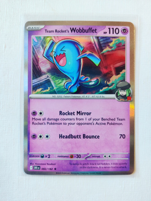 Team Rocket's Wobbuffet Holo Rare