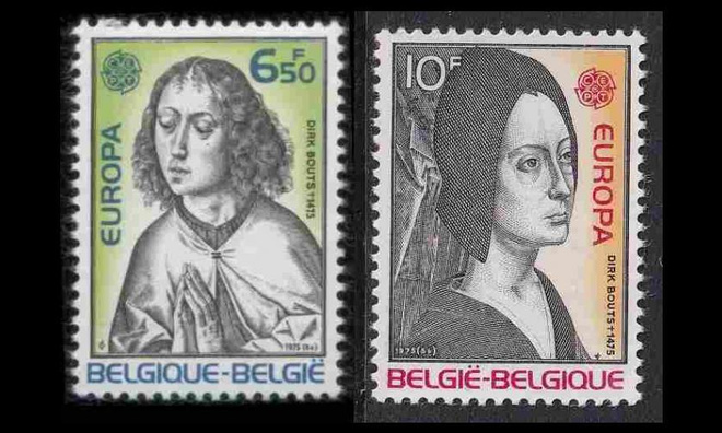 Belgia 1818-9 ** Europa maalauksia (1975)