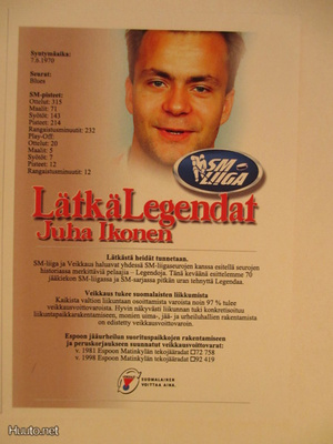 Juha Ikonen Blues Lätkälegendat