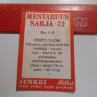 K 6 Jenkki Mestaruus sarja -72 # 113 Pertti Tuomi Lahti-69 - pikkukuva 2
