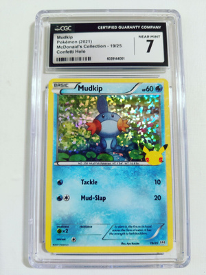 Mudkip McDonald's Collection 19/25 Confetti Holo CGC 7