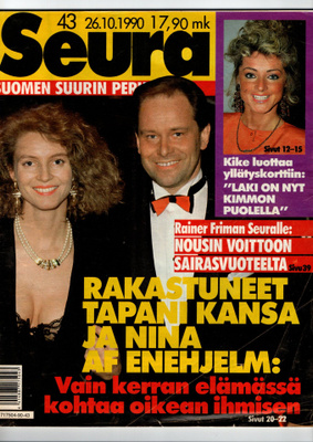 Seura n:o 43 1990Tapani & Nina. Kike. Aino Räsänen.