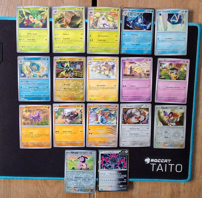Pokemon kortit 17kpl (#99 Paradox Rift)