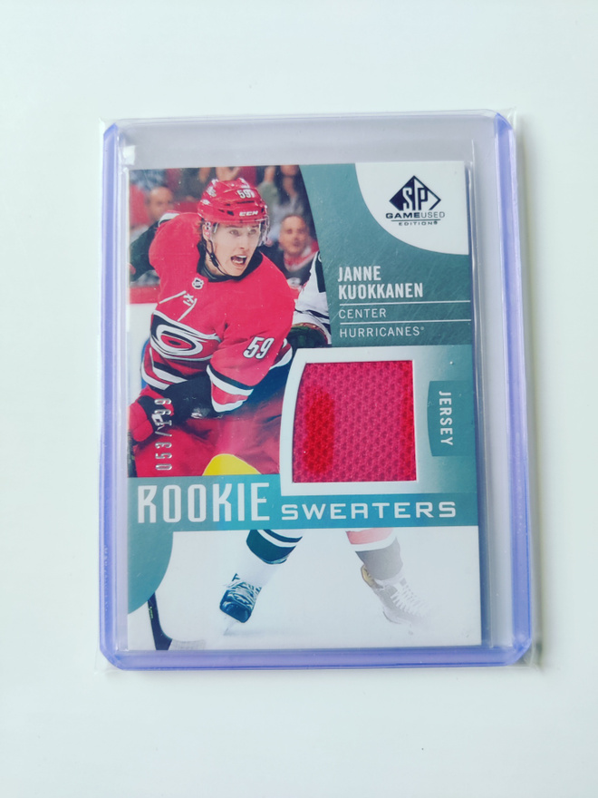 Janne Kuokkanen 17-18 SP Game-Used Rookie Sweaters /199